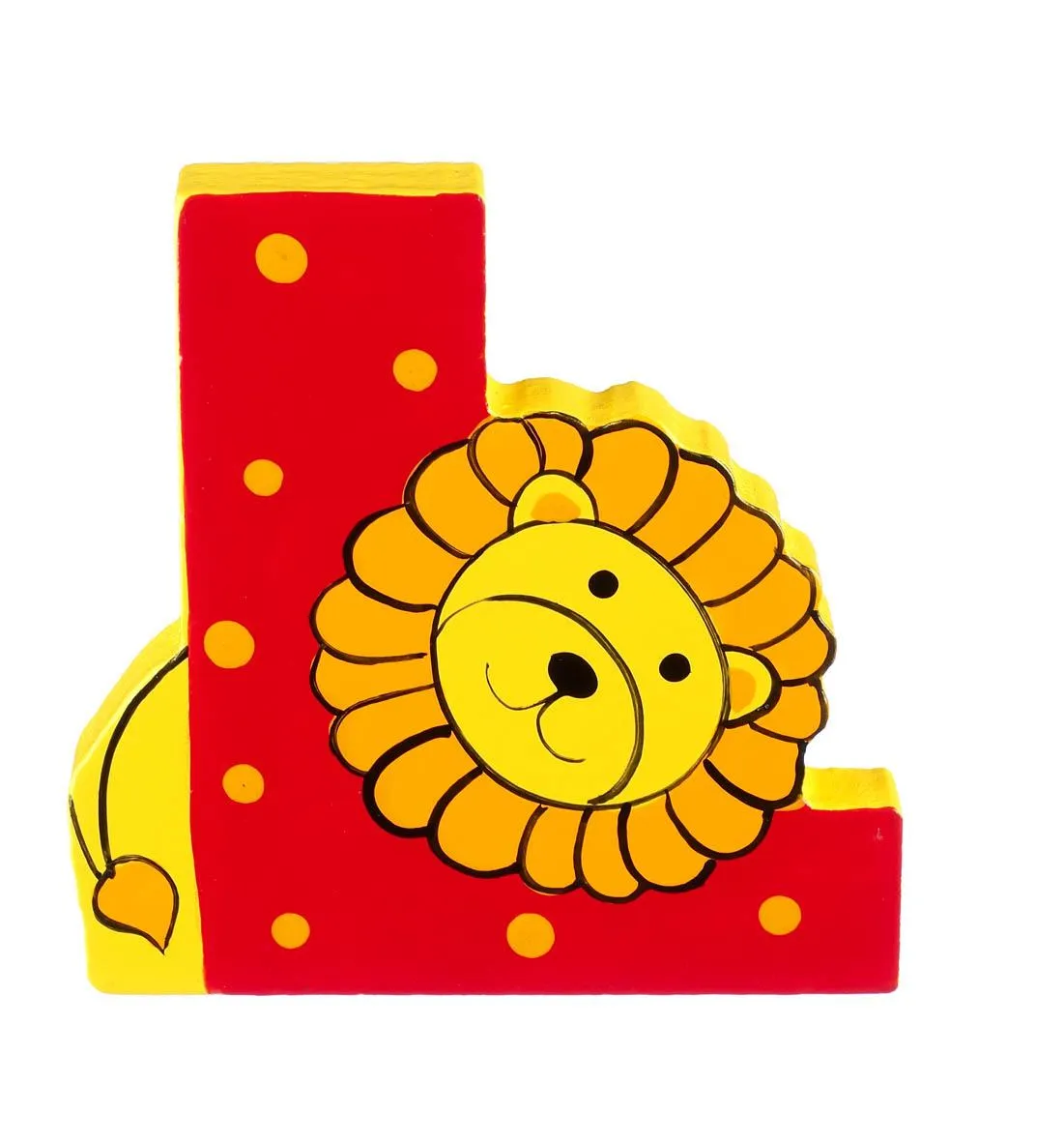 Ξύλινο Γράμμα L Alphabet Letters Orange Tree Toys