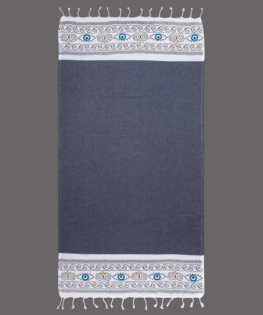 Pestemal nkp554 (90cm x 180cm) μπλέ 