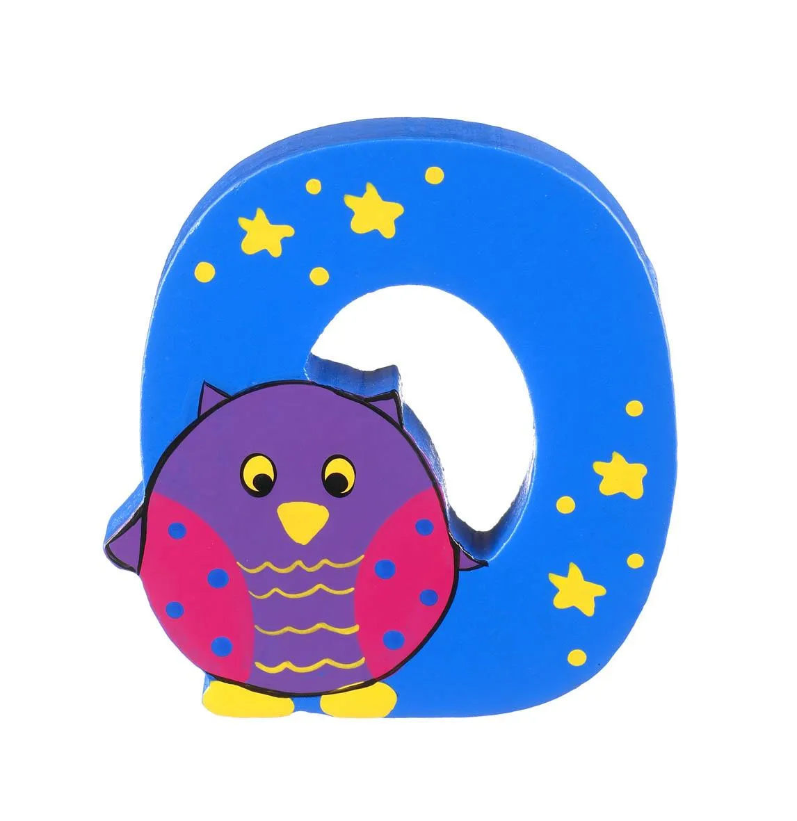 Ξύλινο Γράμμα O Alphabet Letters Orange Tree Toys