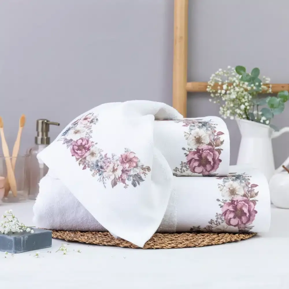 Πετσέτες Σετ 3ΤΜΧ RoseMist