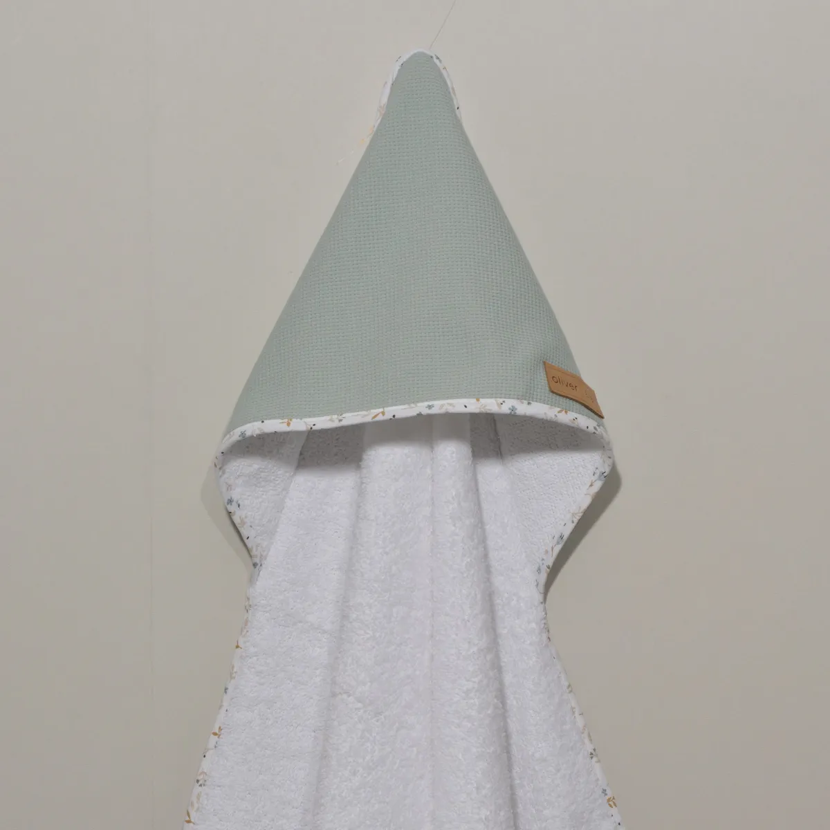 Μπουρνούζι Κάπα 75x75cm 100% Βαμβάκι 450 γρμ/τμ Design 403 Oliver Baby