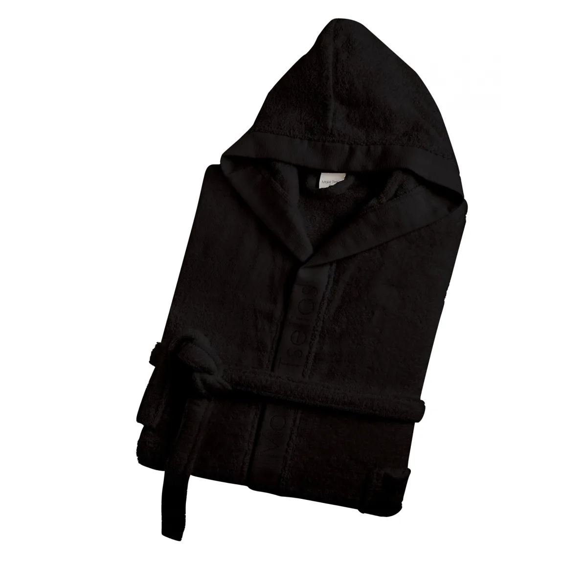 HELMI3 ΜΠΟΥΡΝΟΥΖΙ (BLACK) MEDIUM  KOYKOYΛΑ 420GSM 100% COTTON