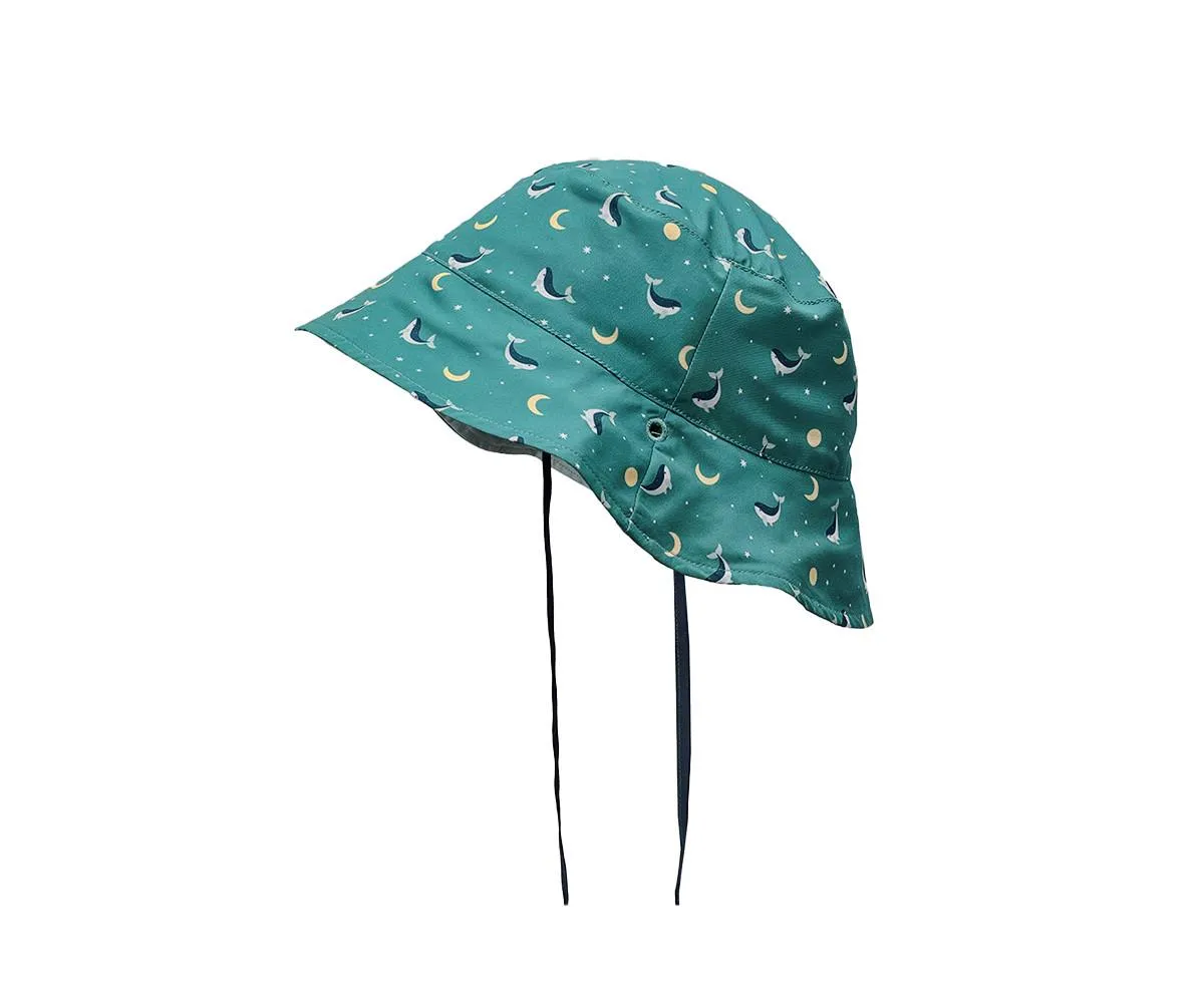 Καπέλο Διπλής Όψης Teal Whale 18-36 Μηνών - Monnëka