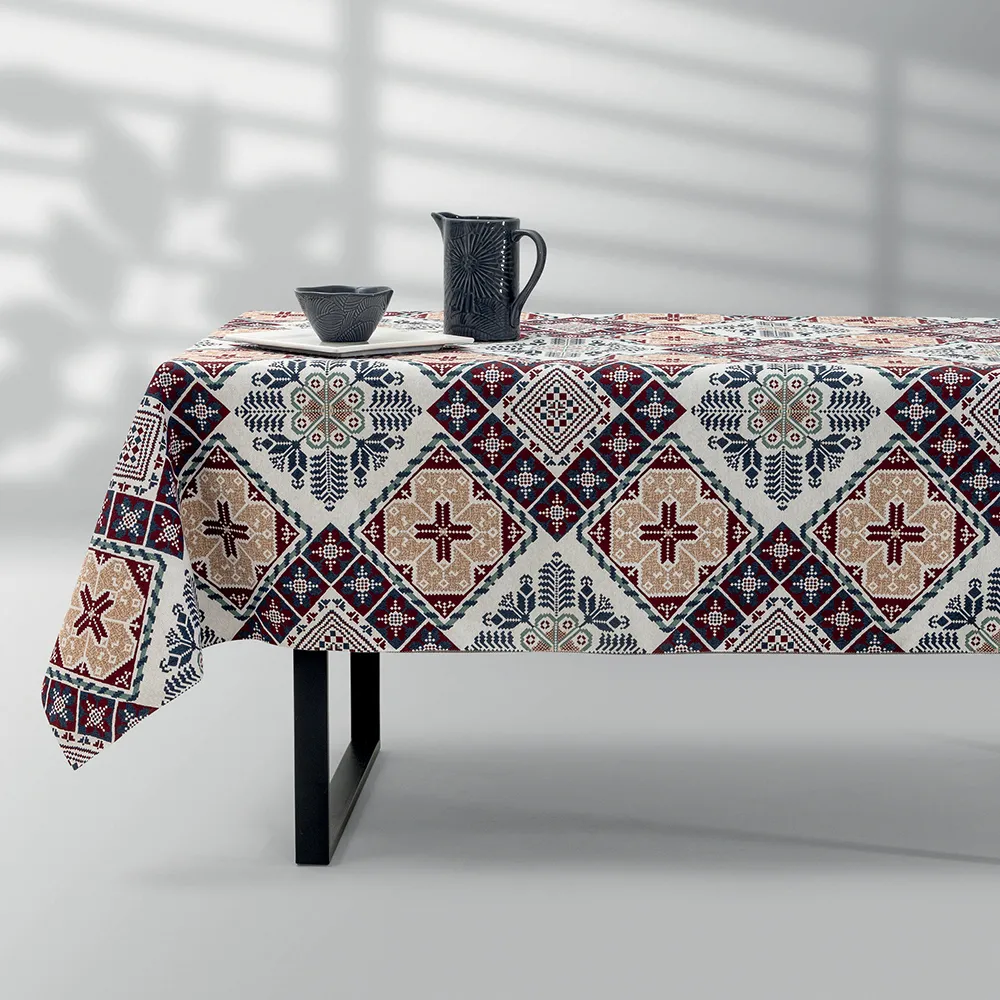 Τραπεζομάντηλο Artisan 140×220 Μπορντώ