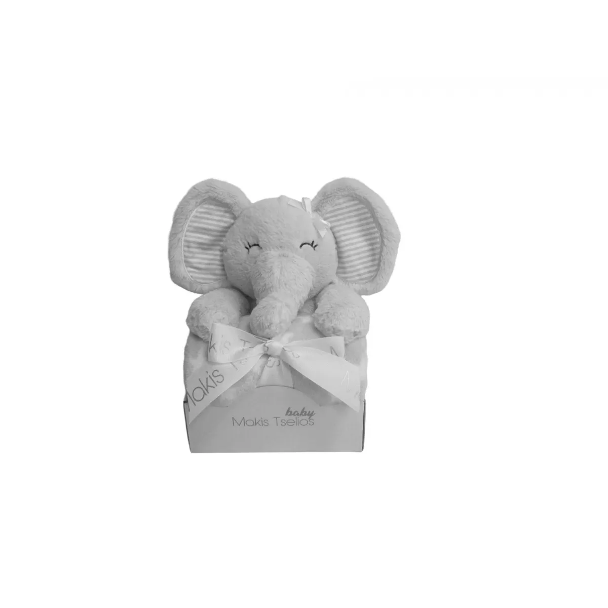 ELEPHANT GREY ΔΙΑΚΟΣΜΗΤΙΚΟ ΚΟΥΚΛΑΚΙ ΜΕ ΚΟΥΒΕΡΤΑ 