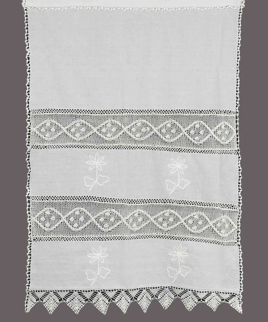 κουρτίνα NT1-2 (120cm x 160cm) λευκό με τούνελ