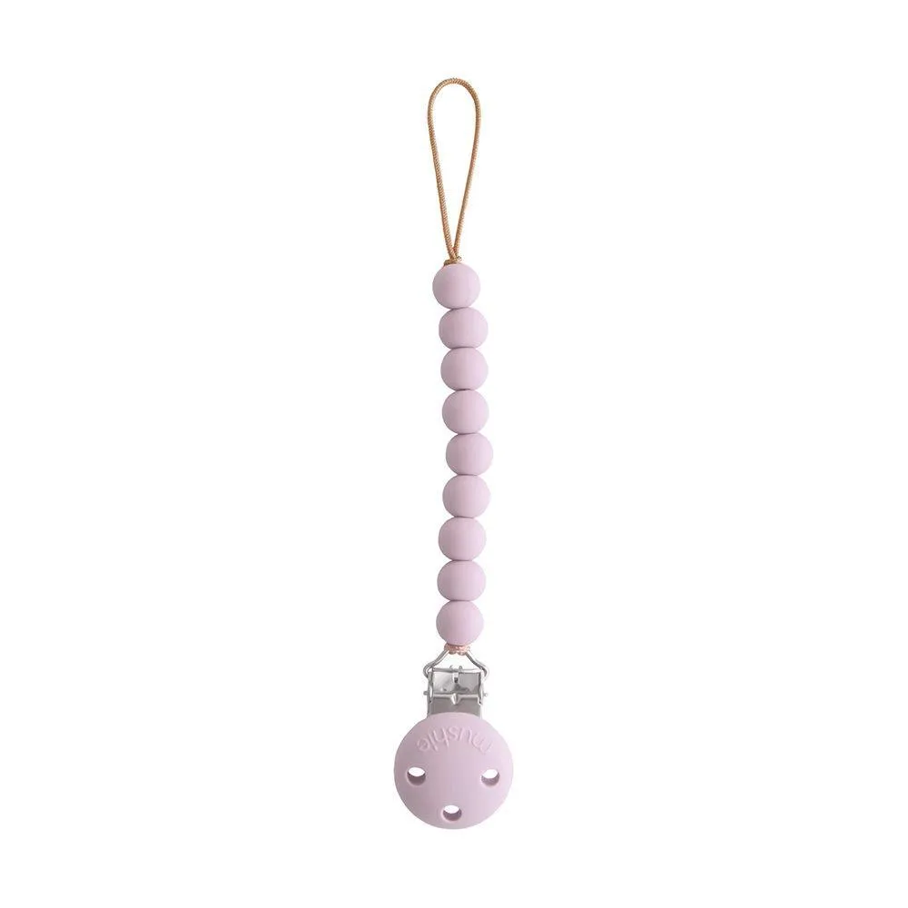 Κλιπ για Πιπίπλες Σιλικόνης Hera Soft Lilac - Mushie
