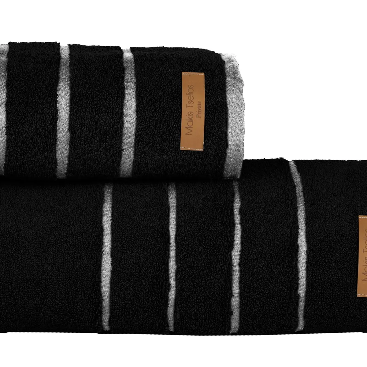 ΣΕΤ ΠΕΤΣ. 2 ΤΕΜ PRIVE BLACK 50Χ90+90Χ150  600gsm
