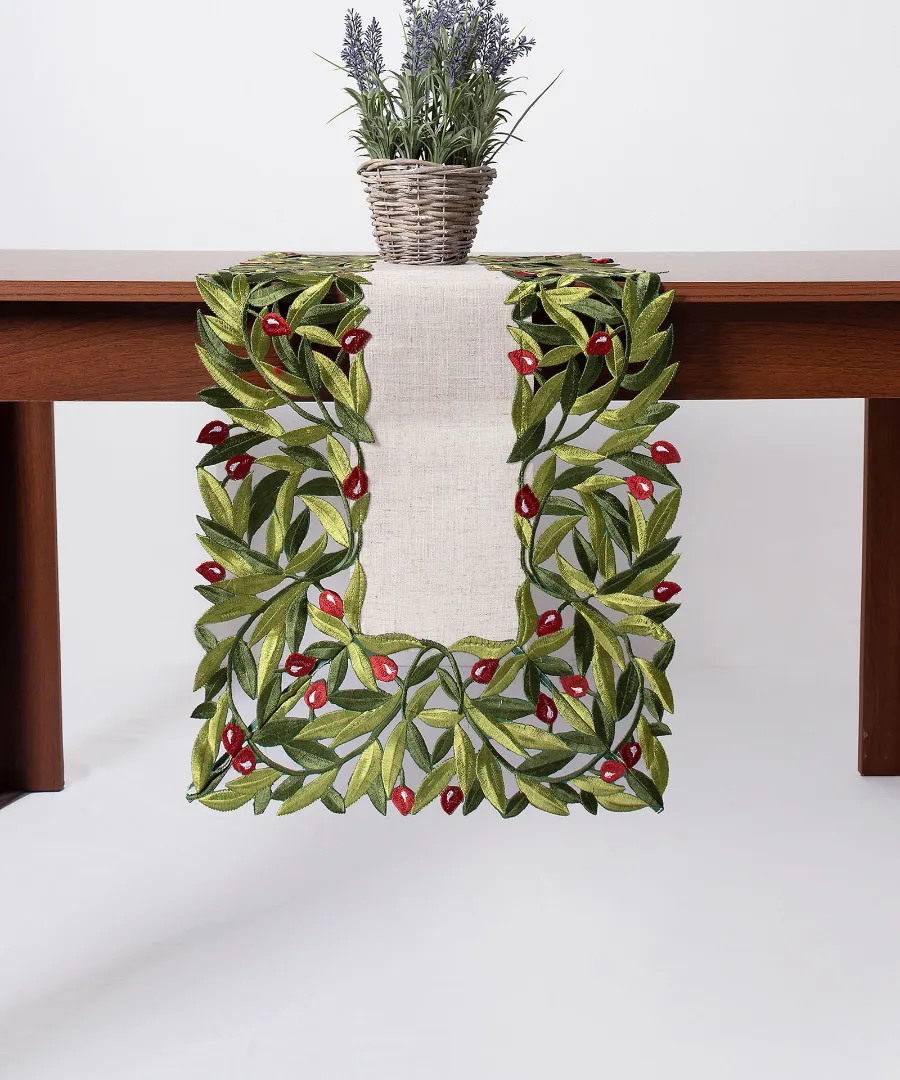 Τραβέρσα 2353 (40cm x 100cm) κόκκινη ελιά