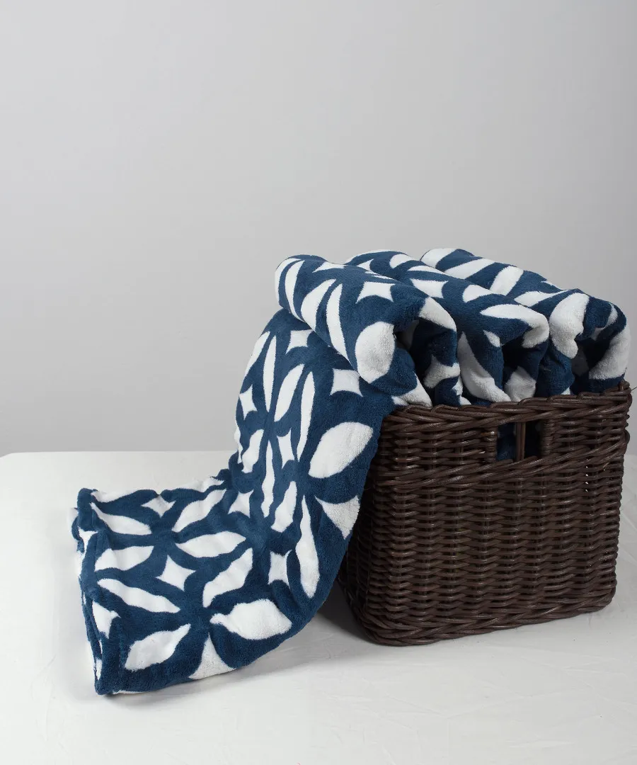 κουβέρτα coral fleece (220cm x 240cm) σταυρός