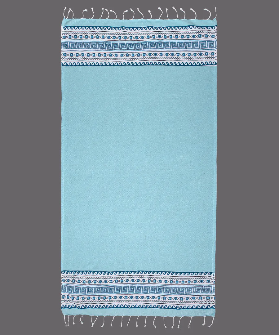 Pestemal nkp555 (90cm x 180cm) σιέλ