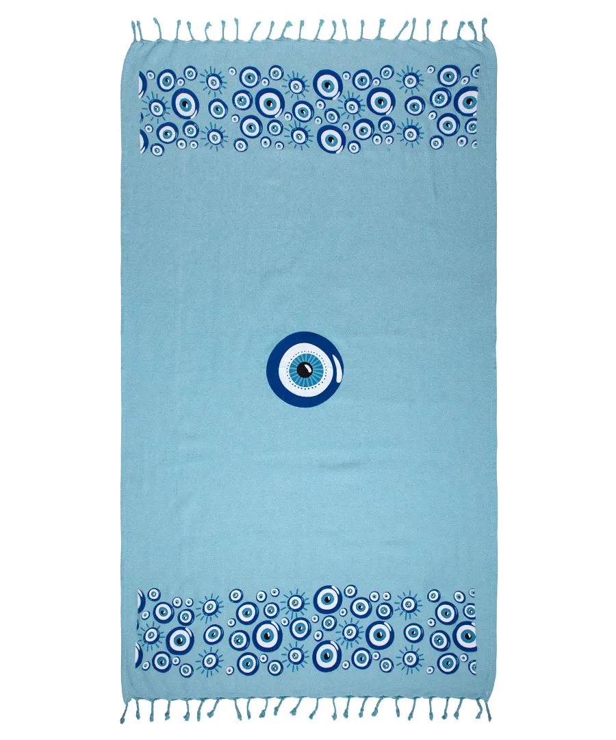 Pestemal nkp544 (90cm x 180cm) σιέλ