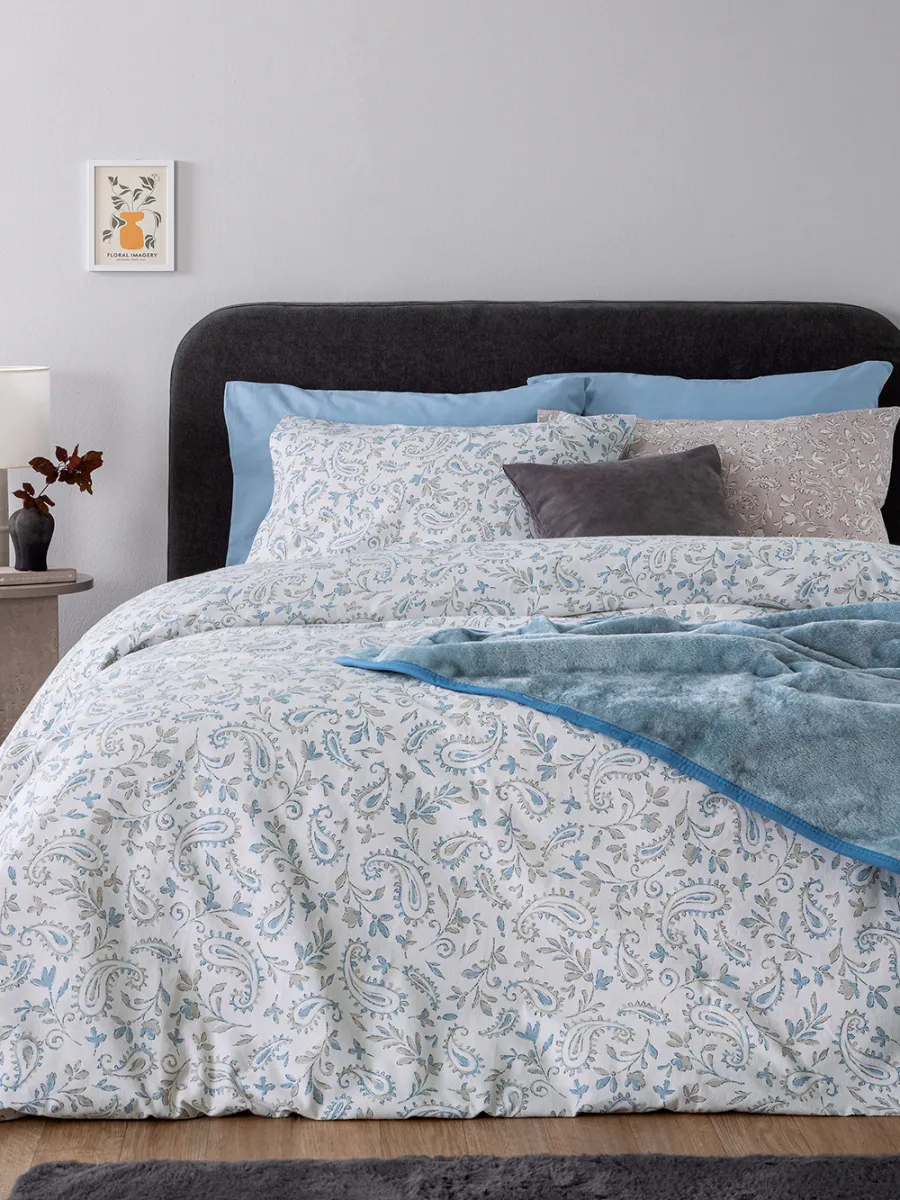 Σετ Σεντόνια Υπέρδιπλα Flannel Beauty 240x265 FB0246 Χωρίς Λάστιχο