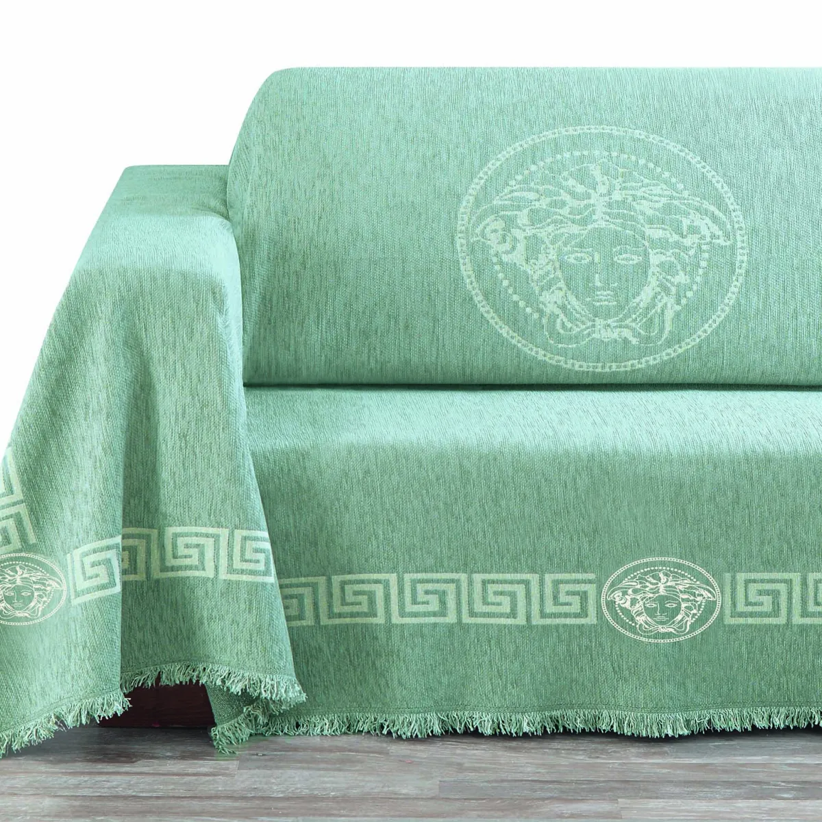 OLYMPUS2  ΜΟΝΟΘΕΣΙΟ ΡΙΧΤΑΡΙ  GREEN 180Χ180CM 100% CHENILLE