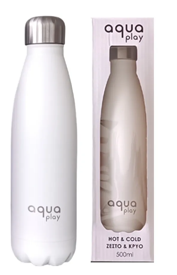 Μπουκάλι Θερμός 500 ml AquaPlay Λευκό