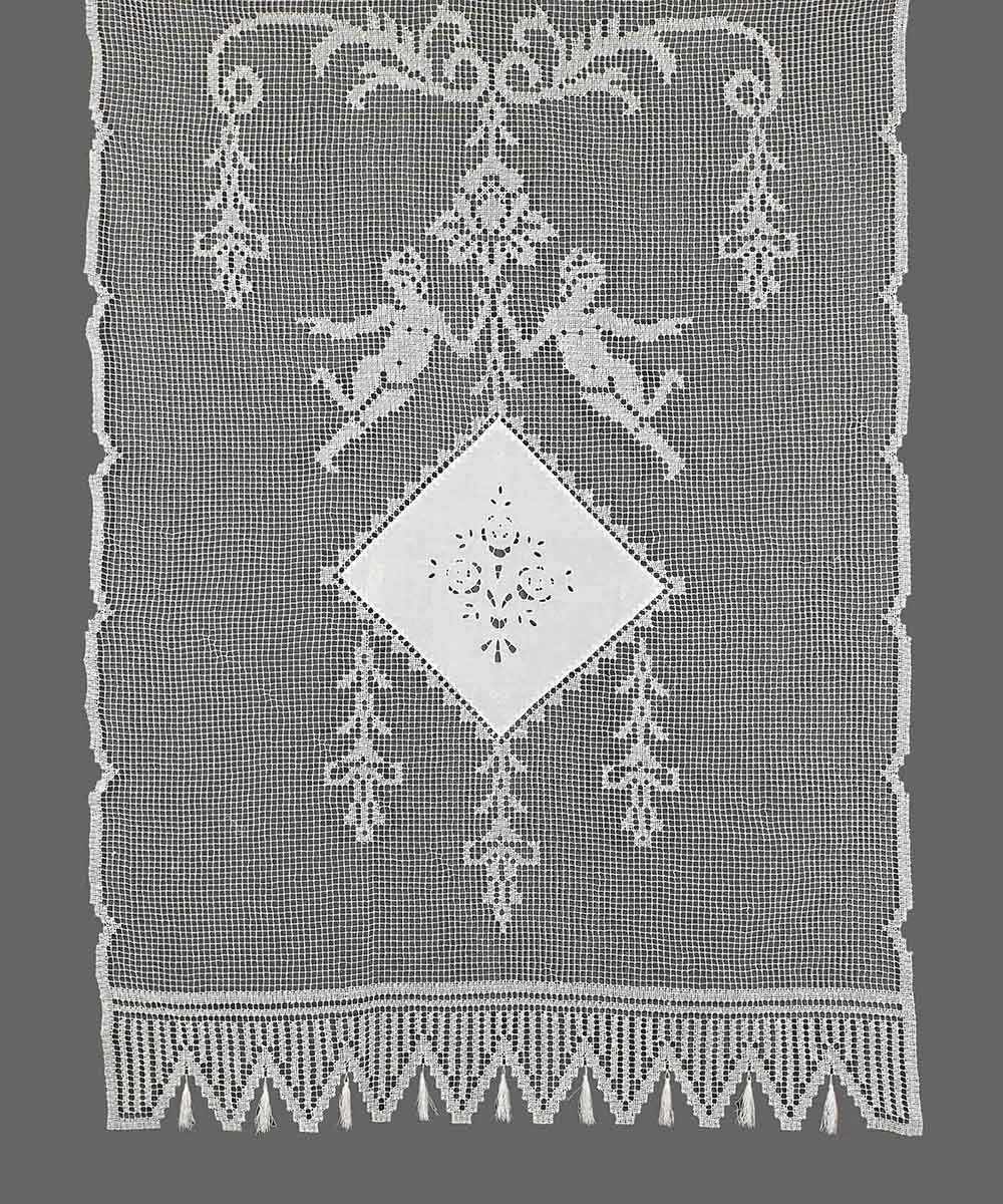 κουρτίνα BG11 TOSCAN (160cm x 160cm) λευκο με τούνελ