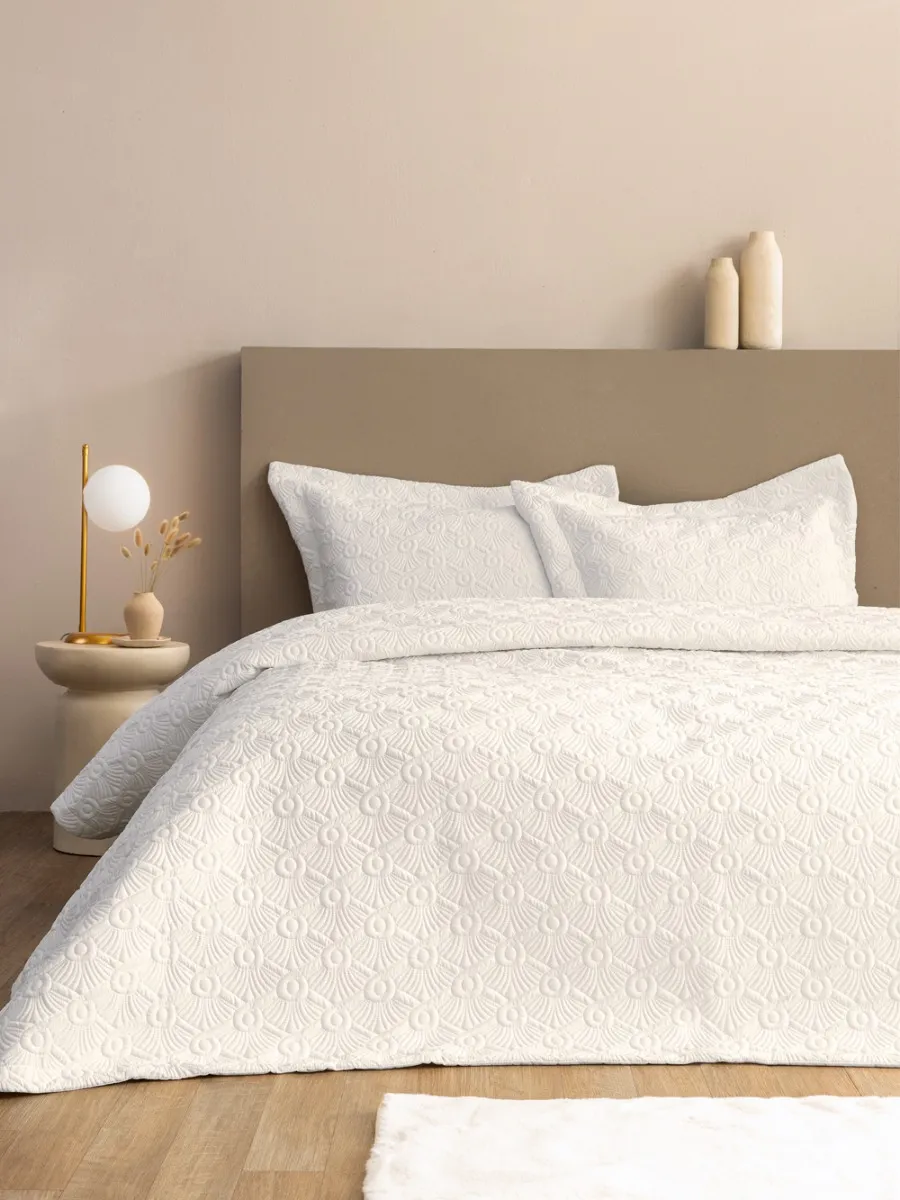 Σετ Κουβερλί 240x260 WED104 WHITE