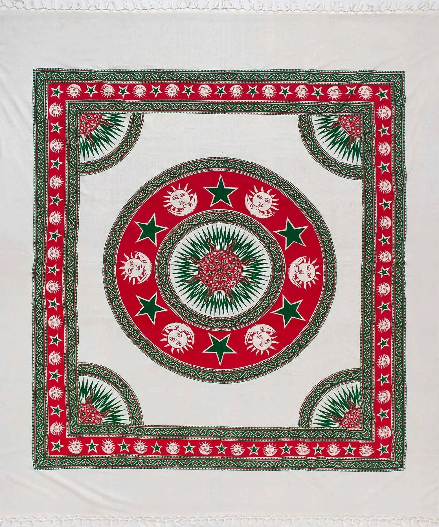 Pestemal διπλό (220cm x 240cm) 10 κόκκινο