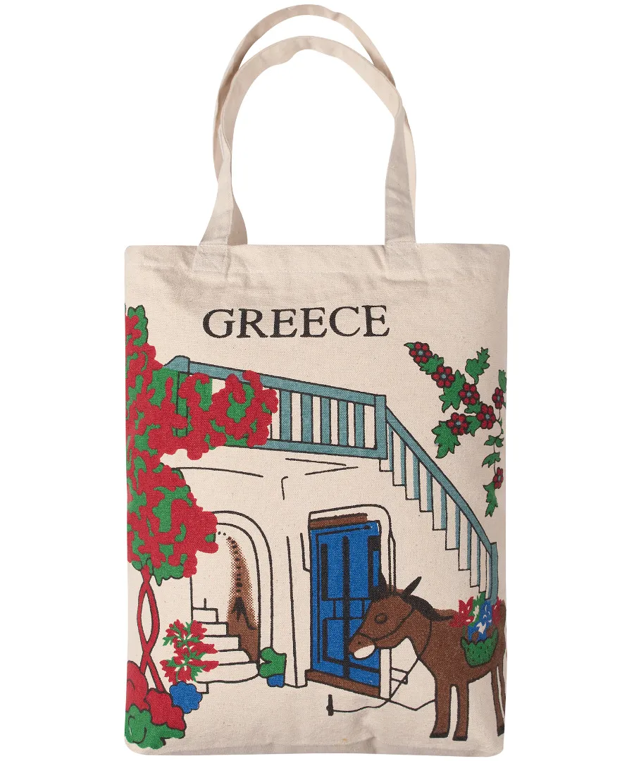 Τσάντα καραβόπανο (40cm x 40cm x 10cm) canvas 17 rhodes