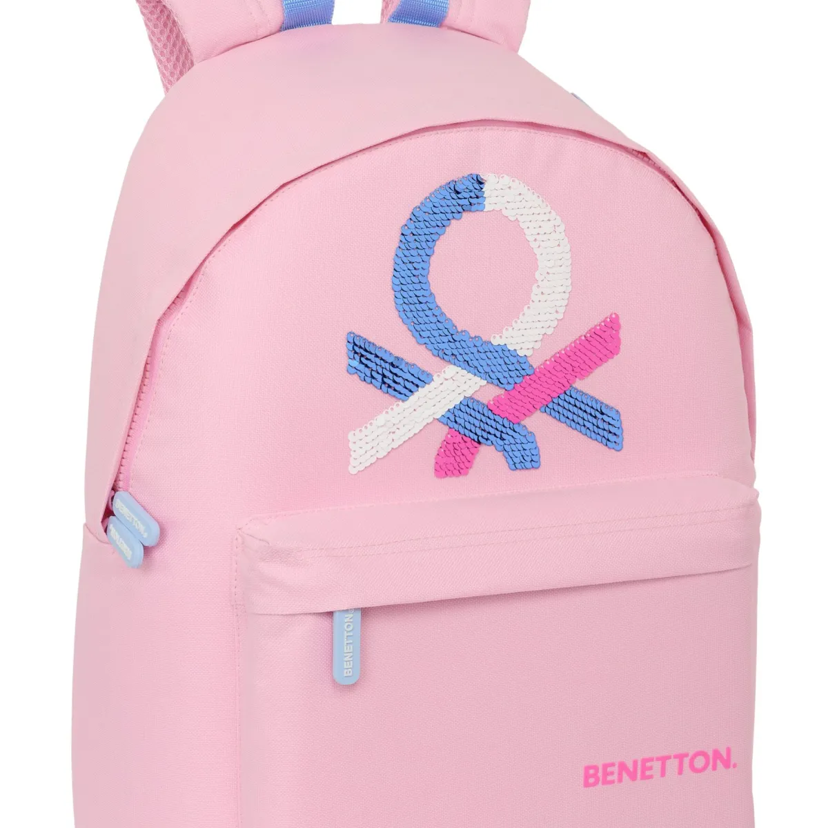 Σχολικό Σακίδιο Pink με Θήκη για Λάπτοπ - BENETTON
