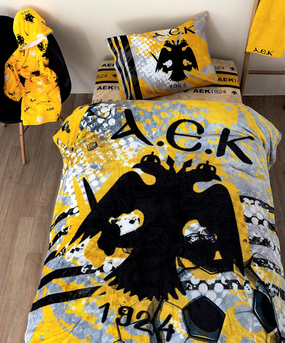 Κουβέρτα Fleece Μονή DG 160x220 AEK