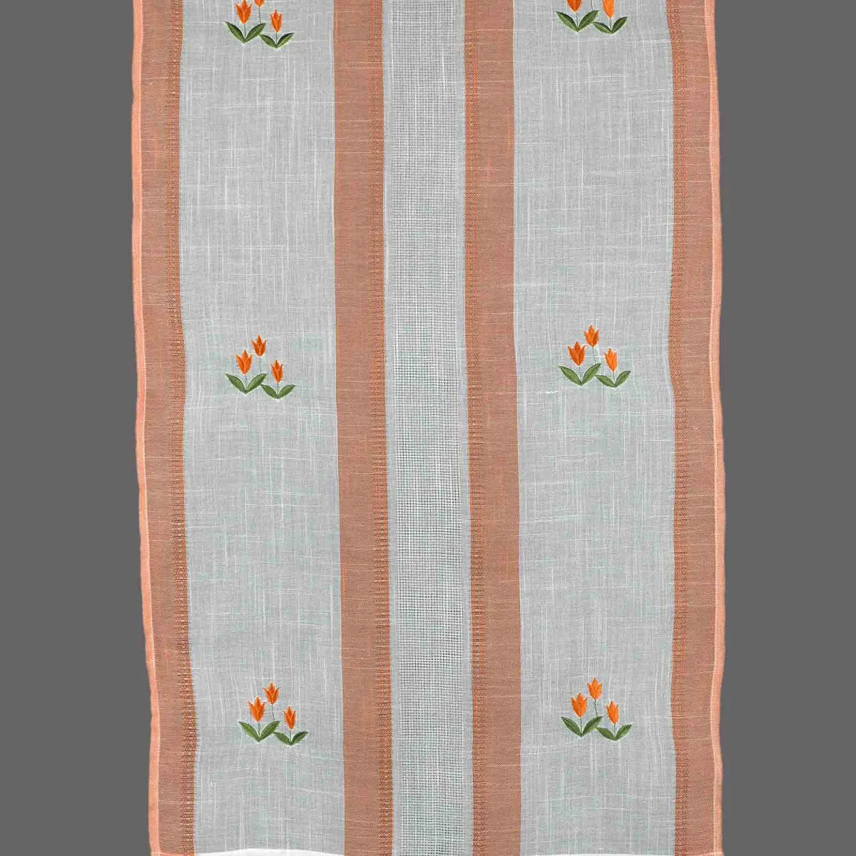 κουρτίνα 315 (160cm x 160cm) πορτοκαλί με τιράντα