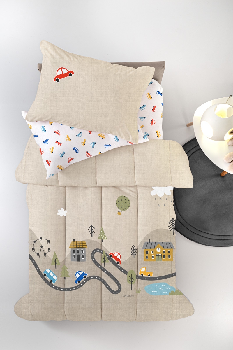 Κουβερλί Roadtrip Natural Suede