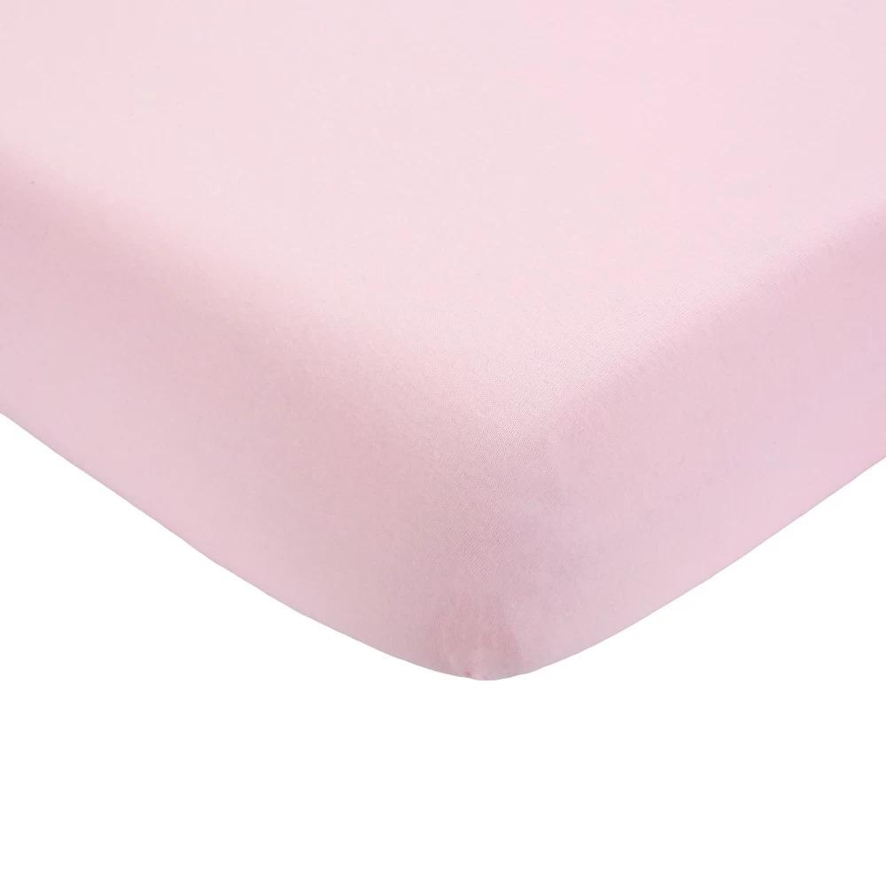 Κατωσέντονο Με Λάστιχο Μακώ Jersey Ροζ 70x140cm Trois Kilos Sept