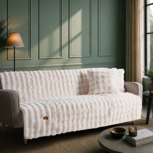 Ριχτάρι Αντιολισθητικό  Haaland 01 Ivory - Διθέσιο 180x250cm