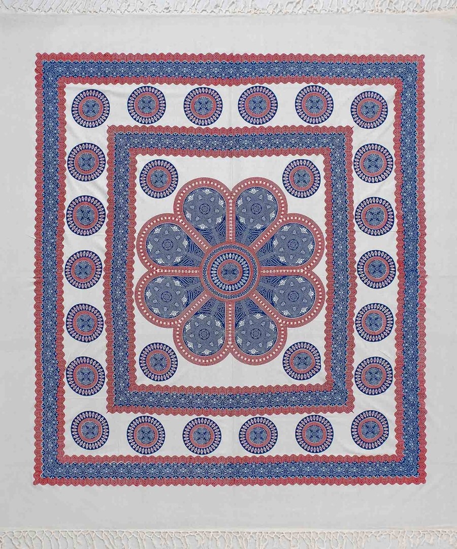 Pestemal διπλό (220cm x 240cm) 3 μπλέ