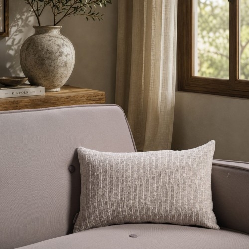 Μαξιλαροθήκη  Joliet 01 Ivory Pearl - 50x50cm με γέμιση
