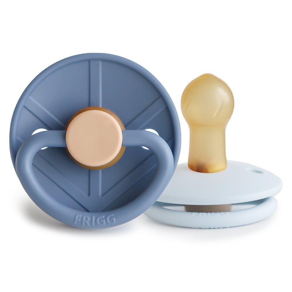 Σετ 2 Πιπίλες Latex FRIGG Little Viking - Harald/Knud 0-6 Μηνών