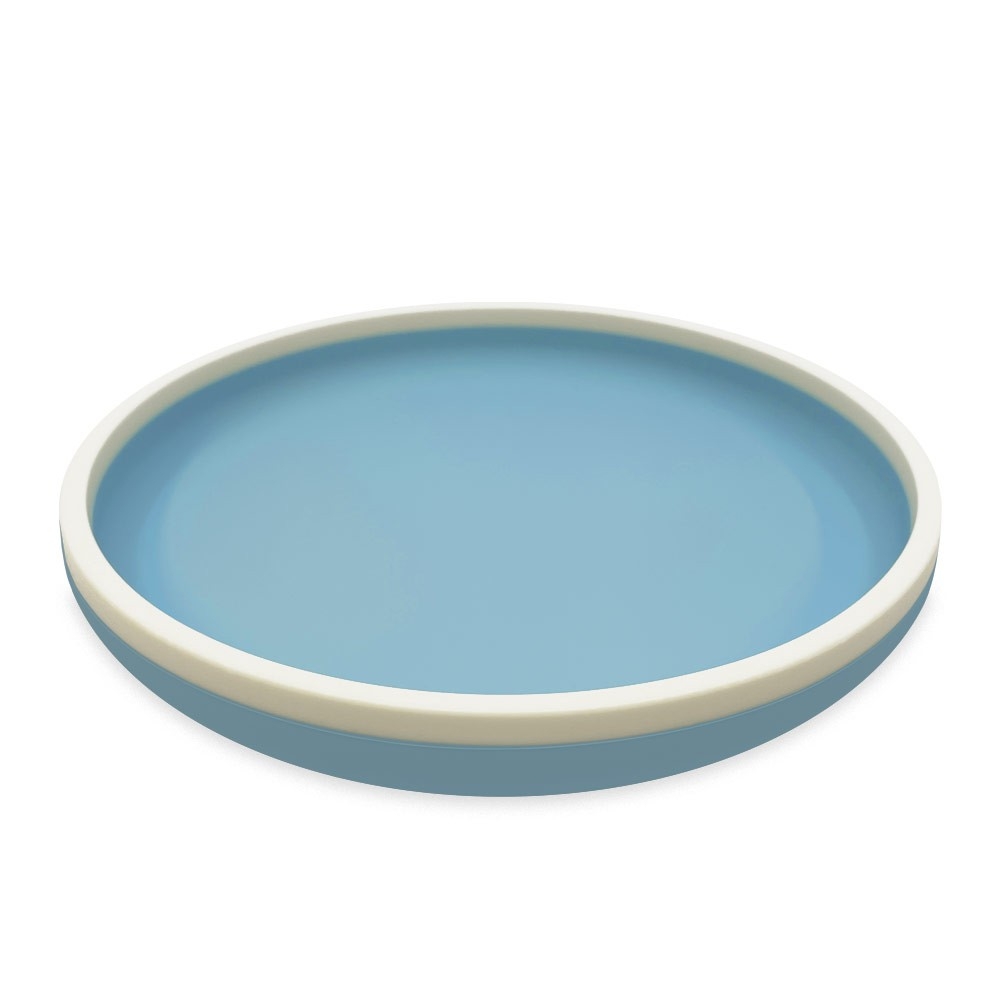 Πιάτο Σιλικόνης 18 cm - Μπλε - Smikkels