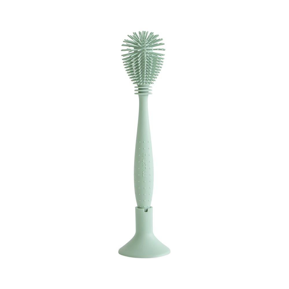 Βούρτσα Σιλικόνης για Μπουκάλια Cambridge Blue  - Mushie
