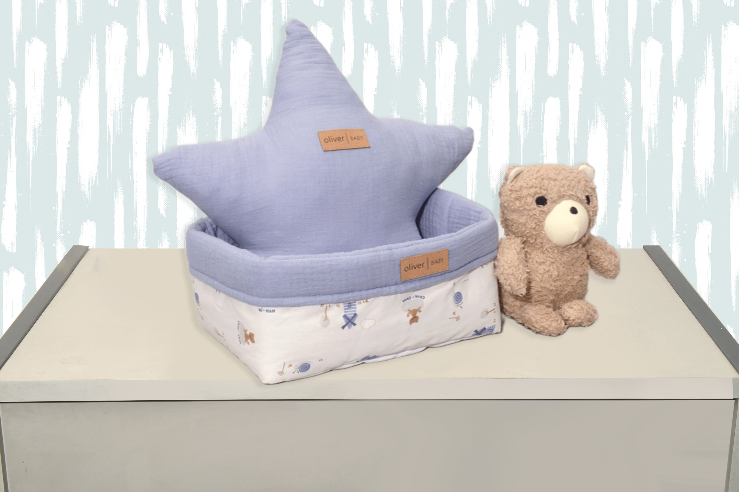 Καλάθι Αποθήκευσης 25x15x13cm ύψος Design 414 Oliver Baby