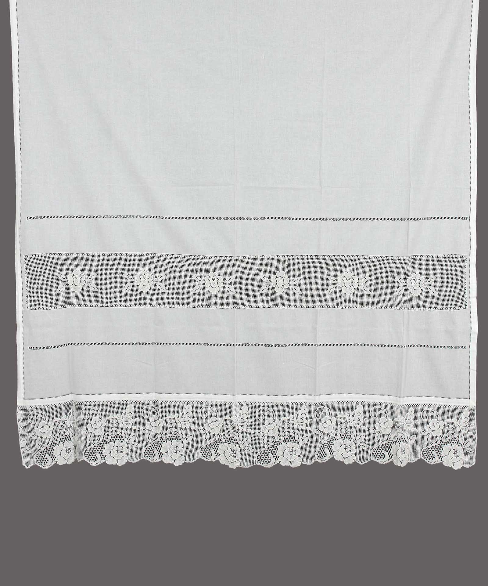 κουρτίνα 5119 (140cm x 260cm) λευκή με τούνελ