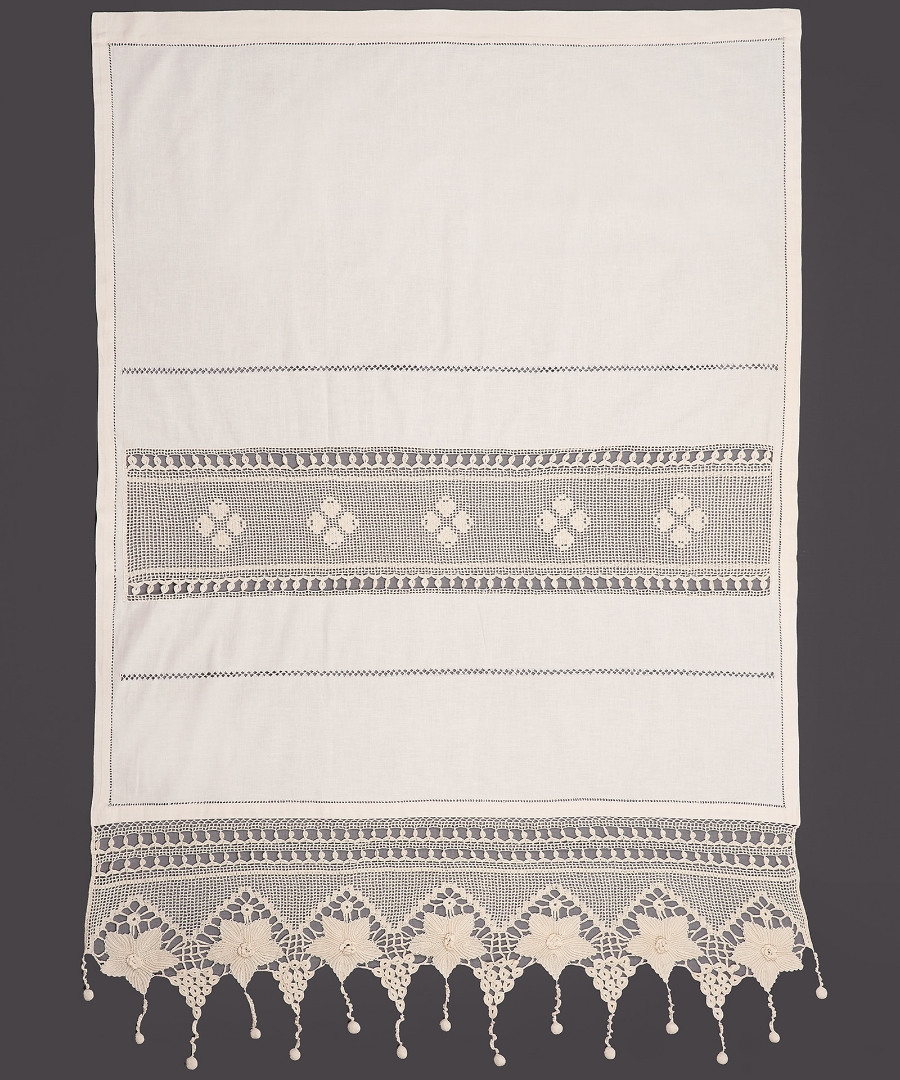 κουρτίνα 027 (140cm x 260cm) ecru με τούνελ