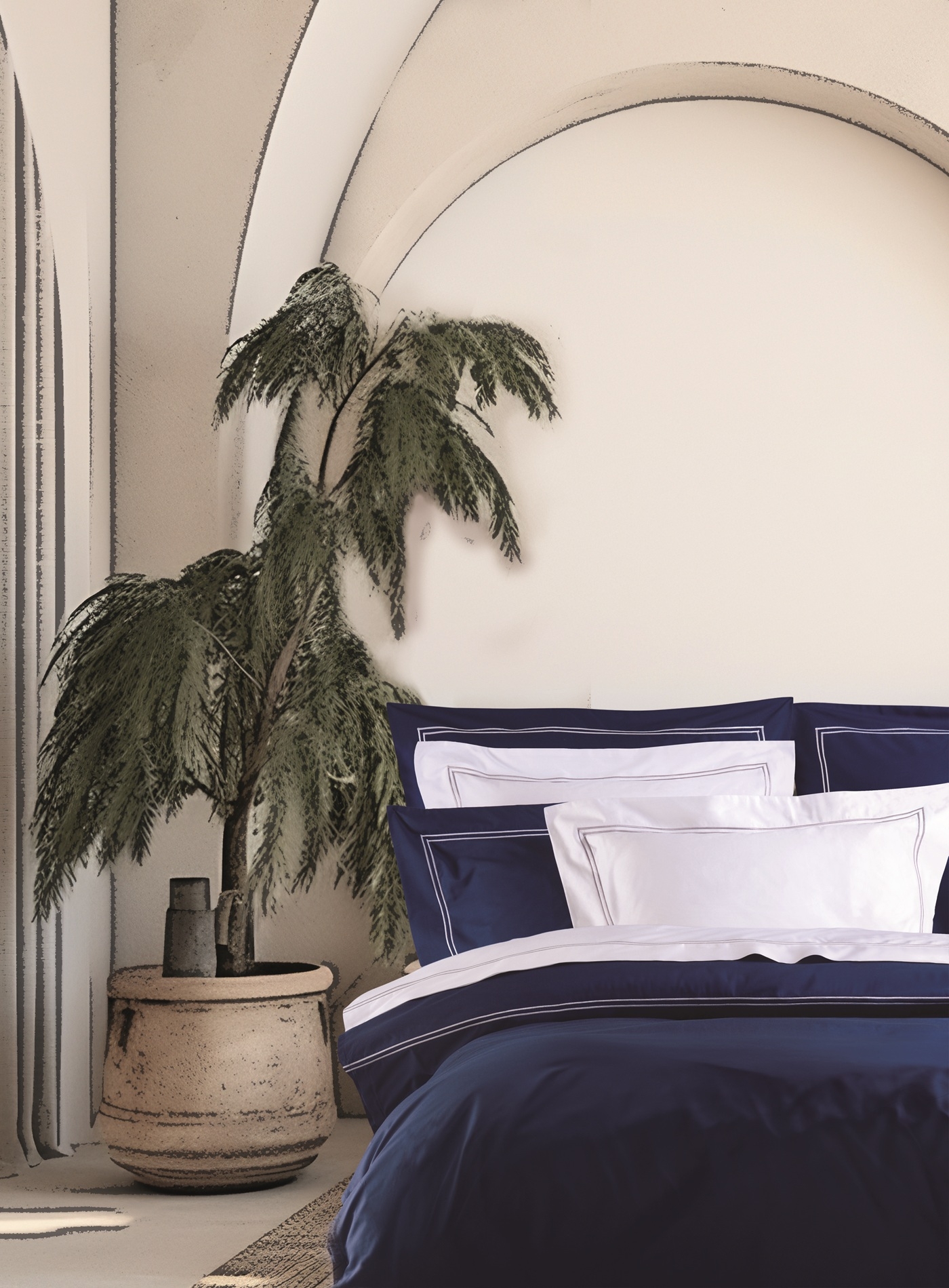 BAR4 ΣΕΤ ΣΕΝΤ Υ/Δ 240X270CM (09) D.BLUE 230TC 100% COT/SATIN