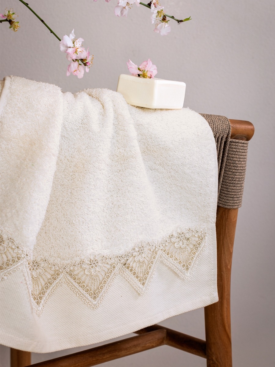 Σετ Πετσέτες Towels Collection PENTE CREAM