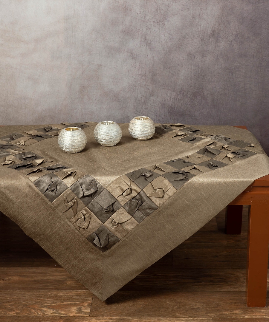 καρέ (85cm X 85cm) 3918 λαδί δίχρωμο