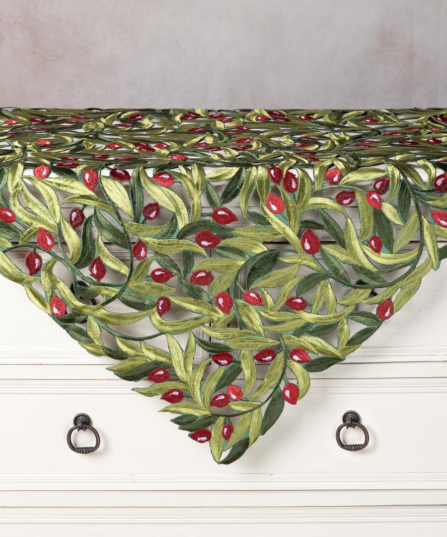 Καρέ 2352 (85cm x 85cm) κόκκινη ελιά