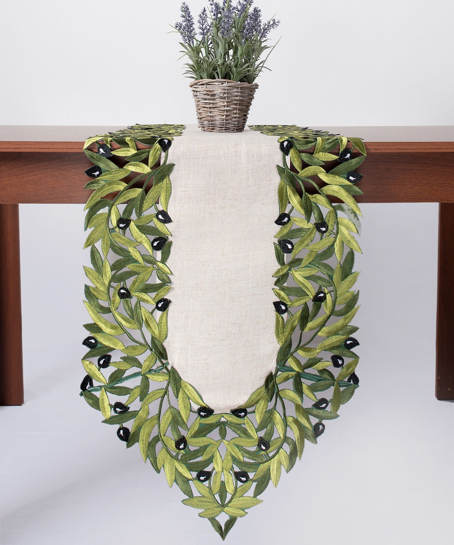 Τραβέρσα 2353 (45cm x 170cm) μαύρη ελιά