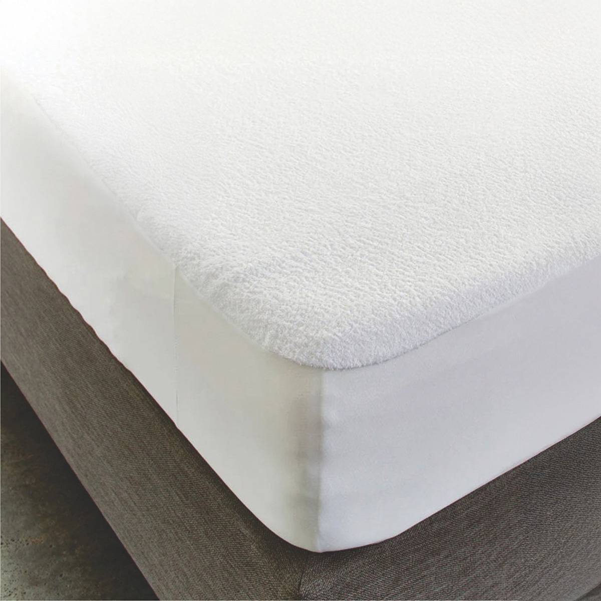 ΑΔΙΑΒΡΟΧΟ TERRY ΚΑΛΥΜΜΑ ΣΤΡΩΜΑΤΟΣ  ΜΟΝΟ 105X200+40cm