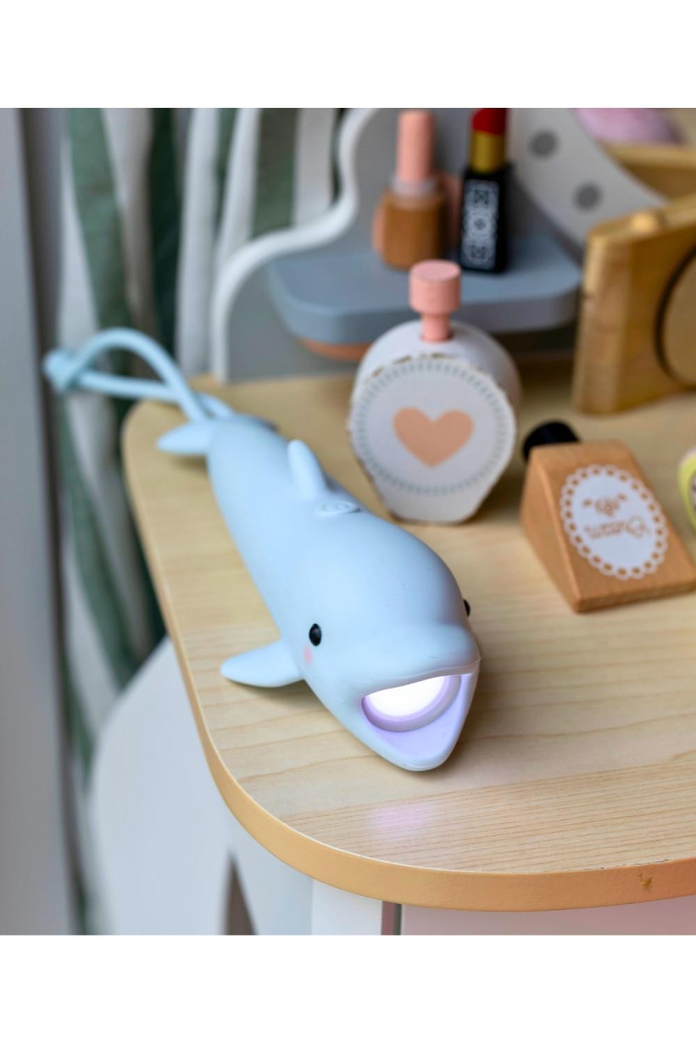 Μικρός Φακός Σιλικόνης Bubbly Dolphin - Rabbit & Friends