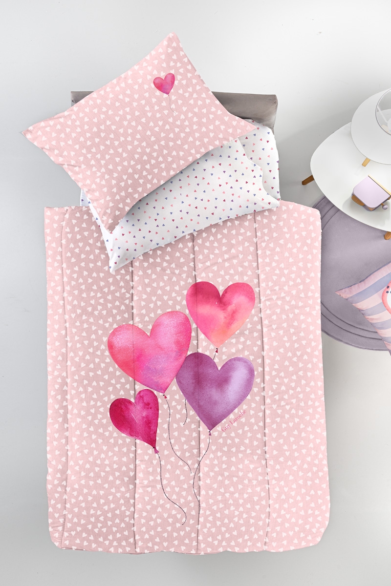 Κουβερλί Amore Pink Suede