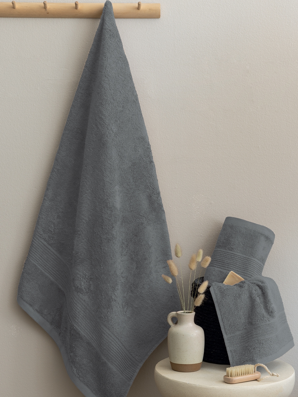 Πετσέτα Λουτρού Towels Collection 80x160 VINS COAL