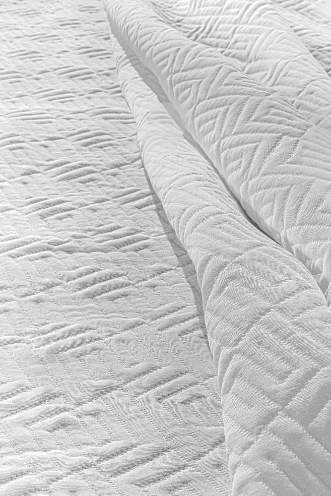 Κουβέρτα Pattern White
