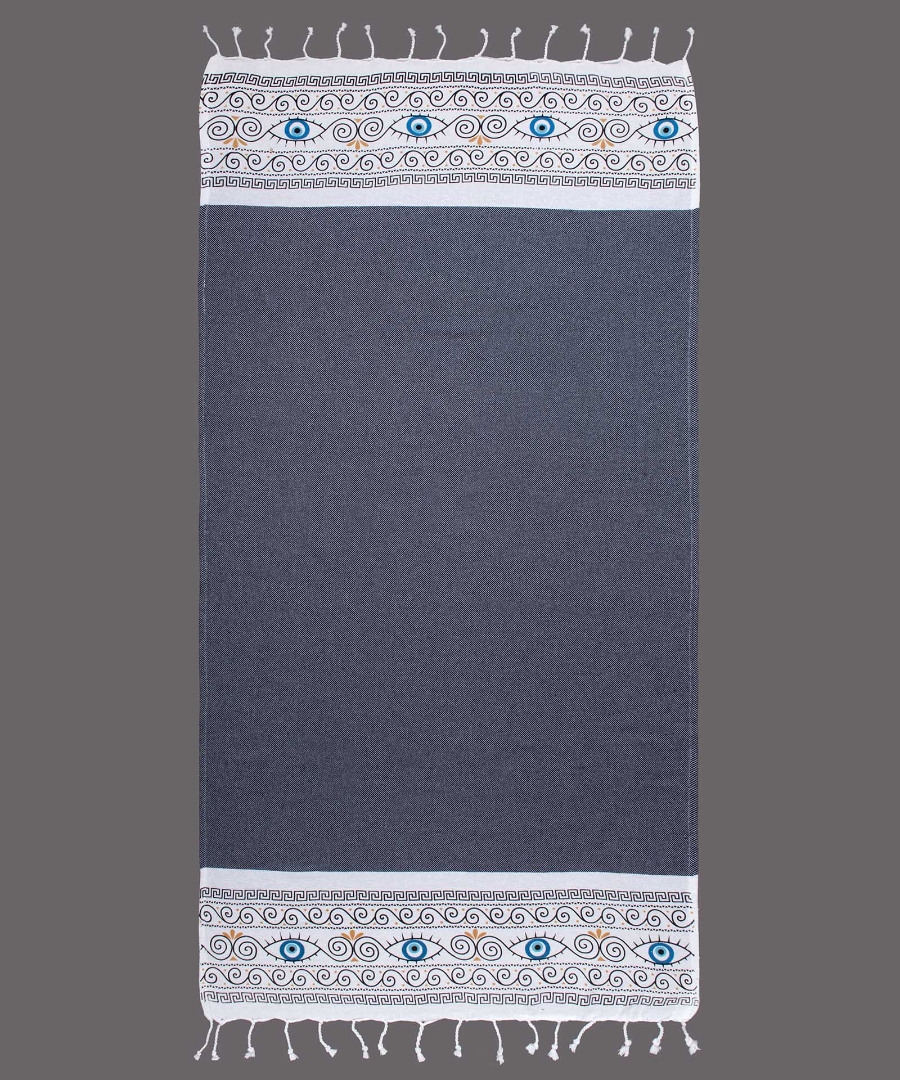 Pestemal nkp554 (90cm x 180cm) μπλέ 