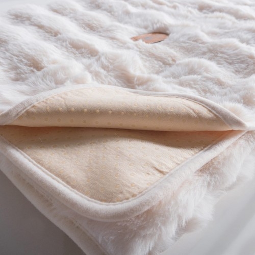 Ριχτάρι Αντιολισθητικό  Haaland 01 Ivory - Τριθέσιο 180x300cm