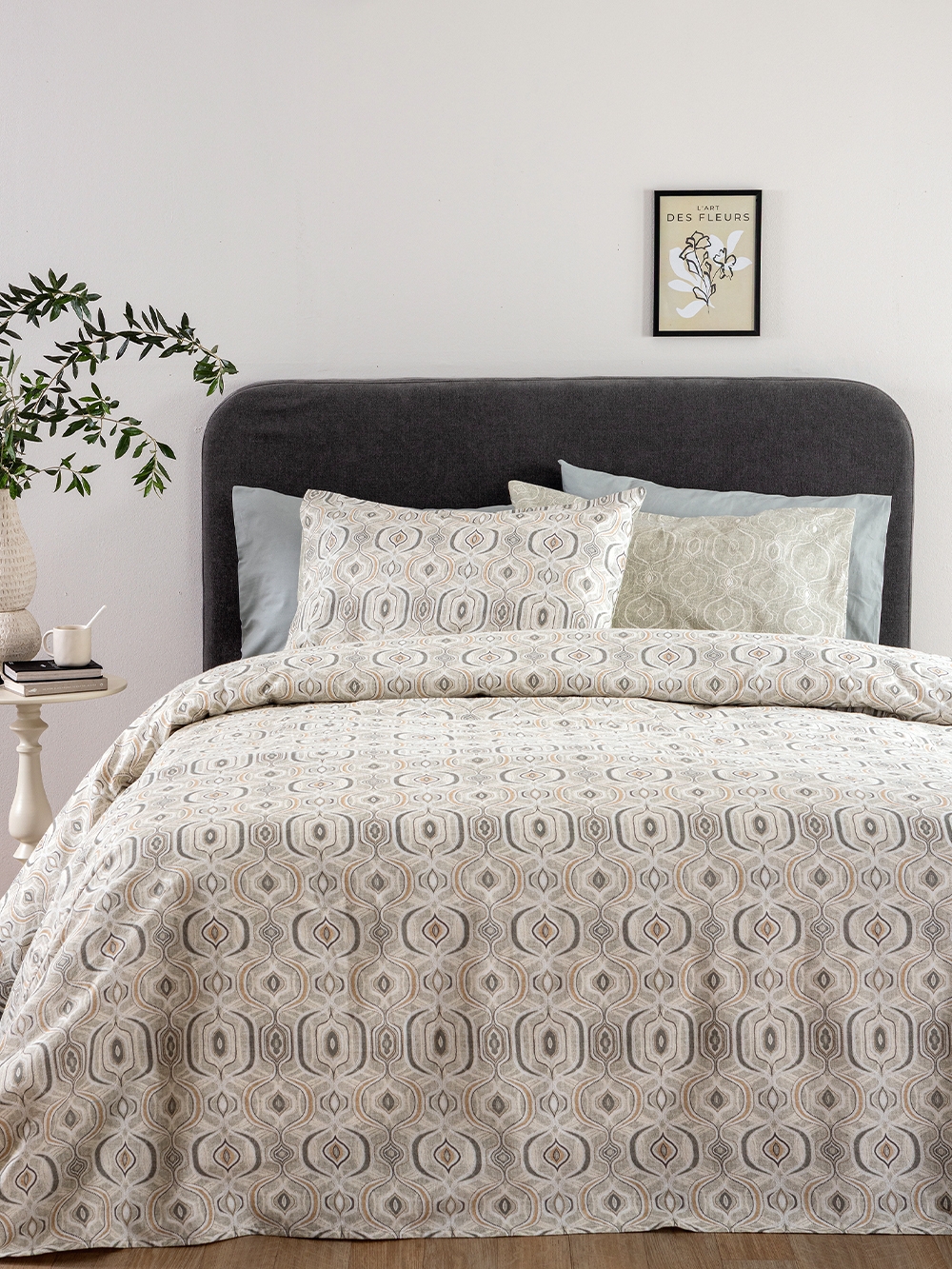 Σετ Μονά Σεντόνια Flannel Beauty 170x265 FB0252 Χωρίς Λάστιχο